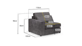 Kiana Modular Sofa Left Hand Arm Piece